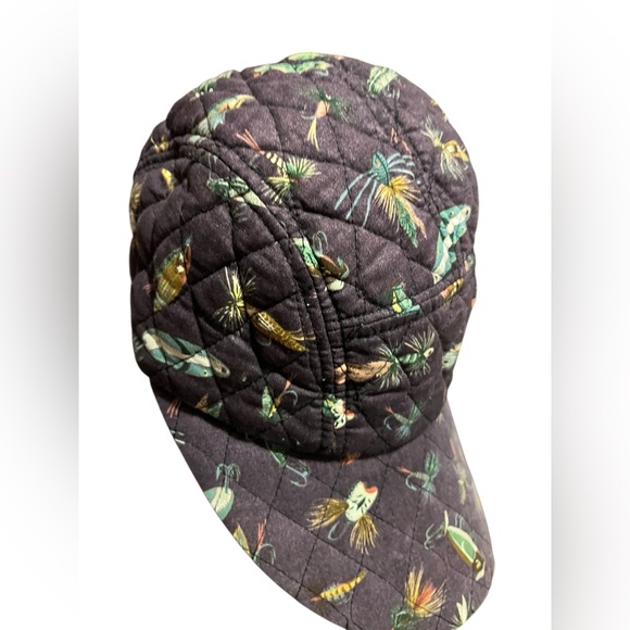 Vintage Rare Vera Bradley 5 Panel Quilted Cap Egg Plant Purple Fishing Novelty - Picture 3 of 8